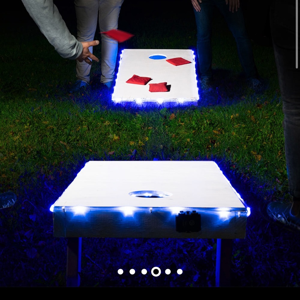 New Toss Brightz LED corn hole lights